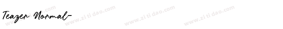 Teazer Normal字体转换